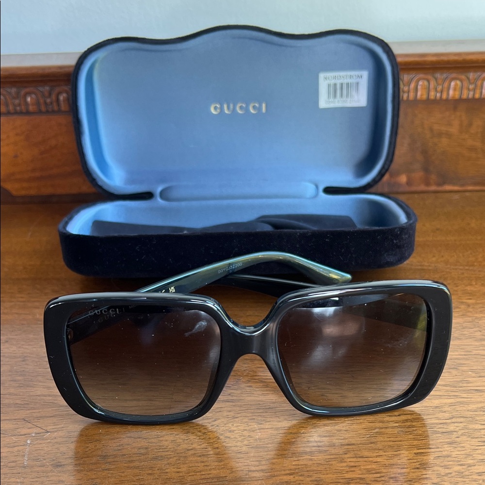 Gucci Women's Black Square Sunglasses